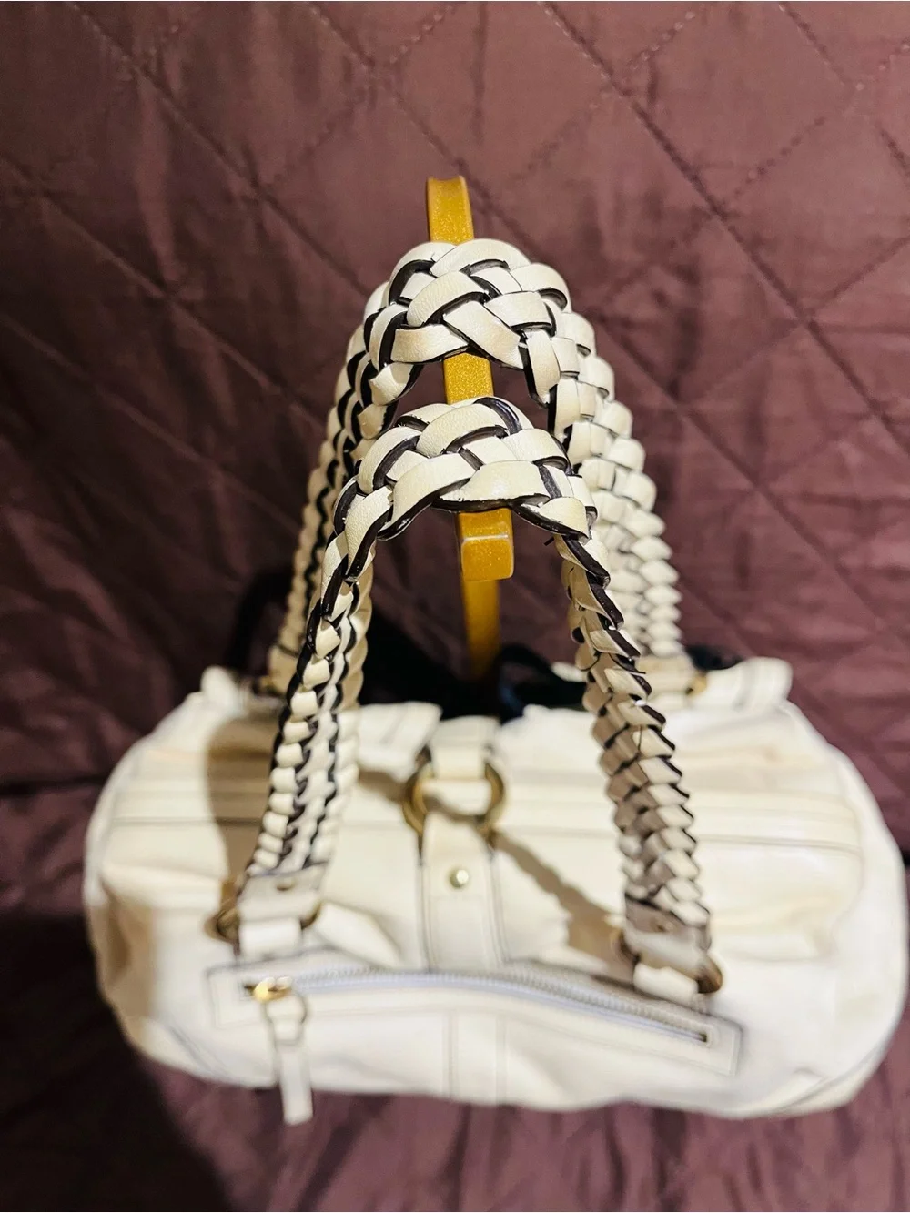Coach limited edition Daphne legacy doctors satchel cream